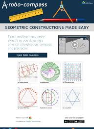 Robocompass A Robotic Geometry Box On 3d Geometric Construction Geometry Geometric