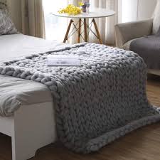 High quality, microfiber fabric chunky knit blanket along with many other options are available on the site as your best bet during winters for both men and women. Valentinyii Chunky Knit Blanket Soft Hand Knitted Blanket Sofa Bed Throw Cozy Giant Yarn Chunky Blanket For Home Decor Pet Mat Light Gray 47 X59 Buy Online In Congo At Congo Desertcart Com