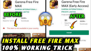 Garena free fire (also known as free fire battlegrounds or free fire) is a battle royale game, developed by 111 dots studio and published by garena for android and ios. How To Download Free Fire Max How To Solve The Item Is Not Available In Your Country Problem 100 Youtube