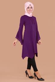 Sonbahar Kis Ispanyol Kol Gupurlu Tunik Mor Urun Kodu Mdb1518 49 90 Tl Fashion Dresses Model