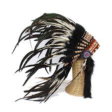 It follows them through to the demise of their last chief in 1911. Great Plains Indian Chief Feather Headdress By The Gorgeous Company Notonthehighstreet Com