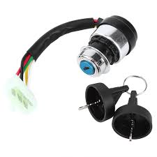 Some have an additional terminal for powering accessories. Amazon Com 5 Wire 5 Pin Ignition Key Switch Start Lock For Most 50 250cc Motorcycle Dune Buggy Go Kart Atv Automotive