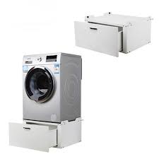 Place a bubble level across the front of the pedestal, from left to right. Universal Cabinet For Washer Dryer Waterproof Metal Pedestal Drawers Cabinet Under Washer Buy Cabinet For Washer Dryer Washing Machine Cabinet Waterproof Washing Machine Cabinet Product On Alibaba Com