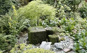 Quellstein Im Garten Installieren Quellstein Wasserspiel Garten Japanischer Garten