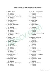 Check spelling or type a new query. Download Contoh Soal Cpns Sinonim Dan Antonim
