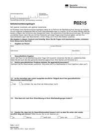 Der vertragsarzt darf nur solche vordrucke verwenden, die ihm von seiner kassenärztlichen vereinigung. R0215 Fill Online Printable Fillable Blank Pdffiller