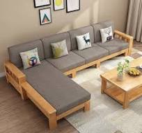 Gaya Cina Baru Sofa Kayu Padat Berkualitas Tinggi Nilai Tinggi