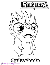 24 slugterra printable coloring pages for kids. Free Coloring Page Of Spikeshade From Slug It Out 2 Skgaleana