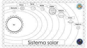 Sistema Solar Para Colorear
