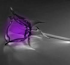 Purple Glass Rose Color Splash Purple Purple Gothic Purple Love