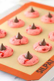 Cherry Chocolate Kiss Cookies Recipe | Life Love & Sugar