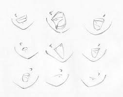 Similar to anime noses anime mouths are simple and subtle. How To Draw A Anime Girls Mouth Novocom Top
