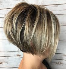 The stacked bob is called that because of the back of the style which is cut so that it stacks. Short Elevated Bob Hairstyles Novocom Top