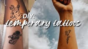 'millions of europeans are now being tattooed with chemical substances of unknown origin.' professor serup wants people to be given written information about the risks of tattoos and wants further. Diy Temporary Tattoos Using Printer Paper And Ink Youtube