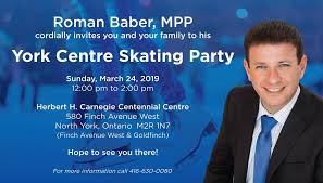 In a letter issued by his office friday morning, ford said that effective immediately york centre mpp roman baber will no longer be sitting as a member of the pc caucus and will not be. Roman Baber On Twitter From Noon To 2pm Today Coffee Refreshments Free Skate Rentals To Welcome Spring Onpoli Yorkcentre