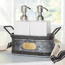 Resin Soap Dispenser Set
