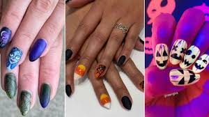 Cute nail polish ideas {cool site alert}. 42 Halloween Nail Art Ideas Cute Halloween Nail Designs Allure