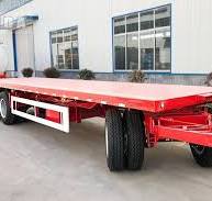 3 Axle 20Ft Flatbed Drawbar Trailer For Sale - Panda Mech