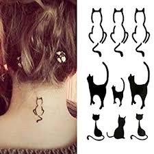 Đam mỹ, hiện đại, đô thị, thợ xăm hình lạnh lùng công x giảng viên mỹ thụ, ấm áp, he. Amazon Com Oottati Small Cute Temporary Tattoo Cat Totem Neck Set Of 2 Beauty