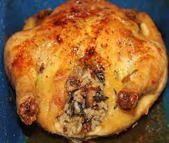 Cornish Game Hens Stuffed Two Ways Part One Wild Rice And Mushroom Stuffing Cornish Hen Recipe Cornish Hens Stuffed Cornish Hen Recipe Thanksgiving