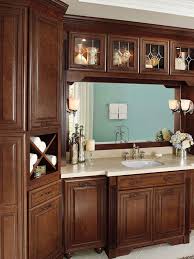 Cherry Chocolate Glaze Living Spaces Bathroom Design Inspiration Kitchen Cabinet Design