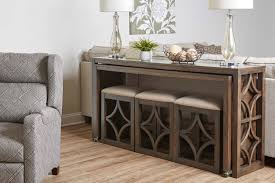 This console table can be used in your interior designer projects.file formats: Red Barrel Studio Gaeton 72 Console Table And Stool Set Wayfair