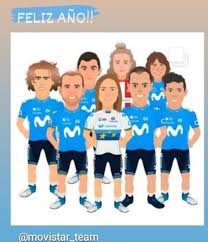 There is one movistar team before and one after annemiek's arrival, certainly, he said. Annemiek Van Vleuten On Twitter Happy New Year New Kit Day Movistar Team