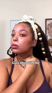 My current gua sha routine! Suggestions are more than welcome ! #guasha  #skincare #fyp