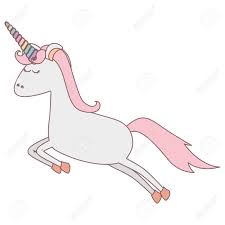Find & download free graphic resources for clipart. Weisser Hintergrund Mit Cartoon Einhorn Springen Vektor Illustration Lizenzfrei Nutzbare Vektorgrafiken Clip Arts Illustrationen Image 77607672