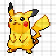 Pokémon icons (448kb) — sprites used in the pokémon screen (no animations). Dessin Pixel Art Pokemon Pikachu Novocom Top