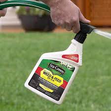Sta Green Ready To Spray Weed And Feed 32 Fl Oz 7500 Sq Ft 20 0 0 Weed Feed In The Lawn Fertilizer Department At Lowes Com