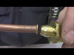An undersized gas line can stress a tankless system and possibly reduce its lifespan, all rinnai tankless water heaters are equipped with technology that safely ceases operation if they detect an name plate ratings (btu/h). How To Flare Copper Tubing For Gas Danger Not Water Compression Nut Youtube
