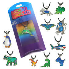 Details About Thermochromic Colour Changing Animal Mood Necklace Pendant Charm Leather Chart