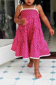 Fitted Body With Tier Skirt How To Sew In 2020 Tiered Dress Pattern Kids Clothes Patterns Summer Dress Patterns