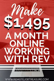 Online Job Opportunities With Rev Remotejobtreasure Com Online Job Opportunities Online Jobs Job Opportunities