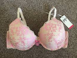 Pretty Polly In Love With Pp Push Up Bra Set Uk38d Eu85d