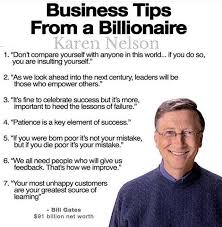 Tips From A Billionaire Li Billionaire Tip Positive Business Quotes Inspirational Speeches Business Tips