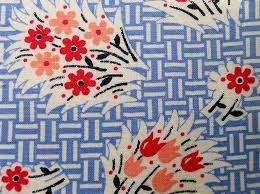 Alexander henry outdoorsy type camo green. Vintage Textiles Vintage Fabric Gallery 1930s Blues Vintage Fabric Patterns Vintage Fabric Prints Vintage Textiles