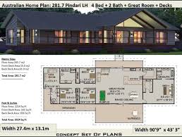Country floor plans offer big kitchens, casual l living areas, and plenty of room for families to spread out. Australian Country Homes 281 7m2 Pindara Design Preliminary House Plans Country Style House Plans House Plans Australia House Plans For Sale
