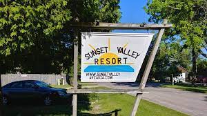 Near the intersection of burnham dr and jungle inn rd; Sunset Valley Resort Manistee County Tourism Manistee Michigan
