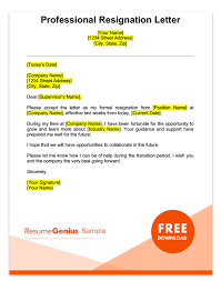 Two Weeks Notice Letter Sample Free Download