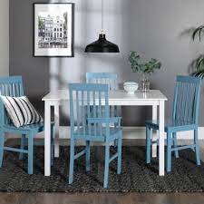 I am having the hardest time deciding what color to paint my table and chairs. Blue Dining Room Sets Kitchen Dining Room Furniture The Home Depot