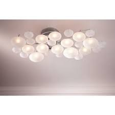 Possini Euro Lilypad 30 Wide Etched Glass Ceiling Light 20756 Lamps Plus Ceiling Lights Glass Ceiling Lights Light Fixtures