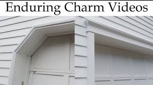 How To Upgrade Your Garage Door Trim Youtube