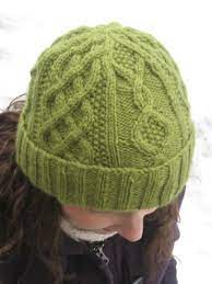 Delicious Knits Irish Moss Toque Cable Knit Hat Pattern Cabled Hat Pattern Aran Knit Hat