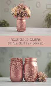 Outstanding Diy Hacks Are Readily Available On Our Web Pages Have A Look And You Will Not Be Sorry Yo Gold Glitter Mason Jar Glitter Mason Jars Diy Jar Crafts