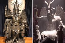 Probably ultimately a corruption of arabic مُحَمَّد‎ (muḥammad, muhammad) (compare old portuguese mafomat), although other sources have been suggested. Satanic Temple Files 50 Million Lawsuit Against Netflix