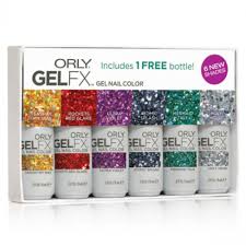 orly gel fx glitter gels 6 shades available www