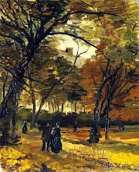 Vincent Van Gogh Dutch Post Impressionism 1853 1890 In The Bois De Boulogne 1886 Oil On Canvas 46 4 X 3 Van Gogh Art Artist Van Gogh Van Gogh Paintings