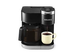 Sipping solo or serving a crowd, it's easy to enjoy the gourmet taste you expect from a cuisinart coffeemaker. Keurig K Duo Coffee Maker Single Serve And 12 Cup Carafe Drip Coffee Brewer Compatible With K Cup Pods And Ground Coffee Black Newegg Com